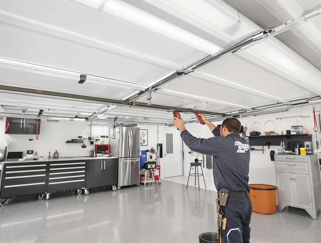 Overhead garage door repair service by Strongsville Garage Door Repair in Strongsville