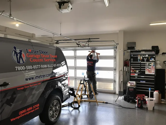 Strongsville Garage Door Repair team performing same-day garage door repair in Strongsville